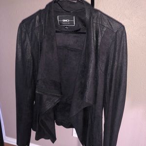 Lightweight black jackets with metallic reflects